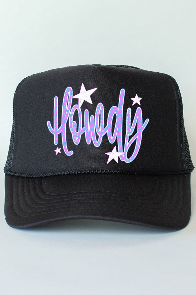 Electric Cowgirl Howdy Otto Foam Front Trucker Hat - Wholesale Accessory Market