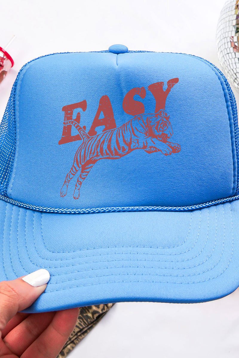 Easy Tiger Otto Columbia Blue Foam Front Trucker Hat - Wholesale Accessory Market