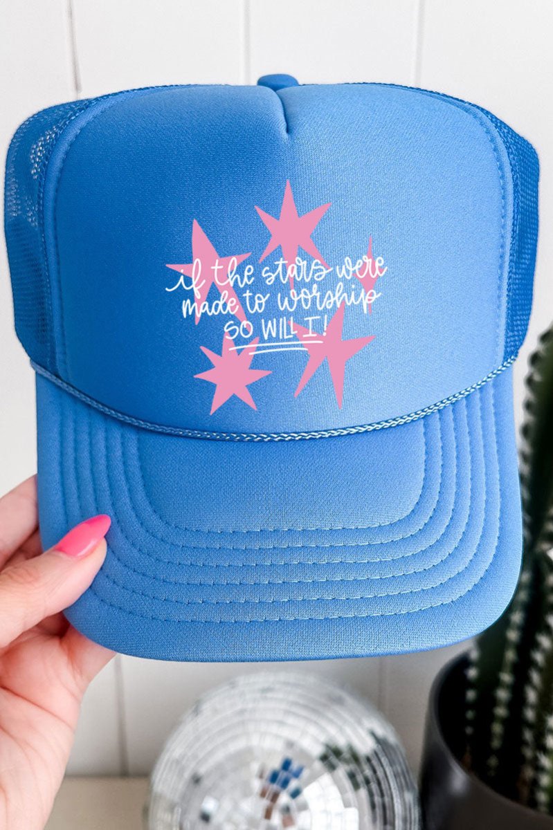 Made To Worship Otto Columbia Blue Foam Front Trucker Hat - Wholesale Accessory Market