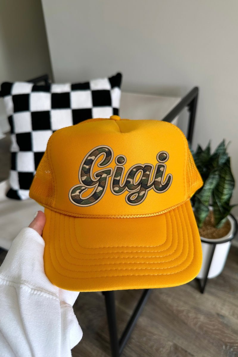 Camo Couture Gigi Otto Foam Front Trucker Hat - Wholesale Accessory Market