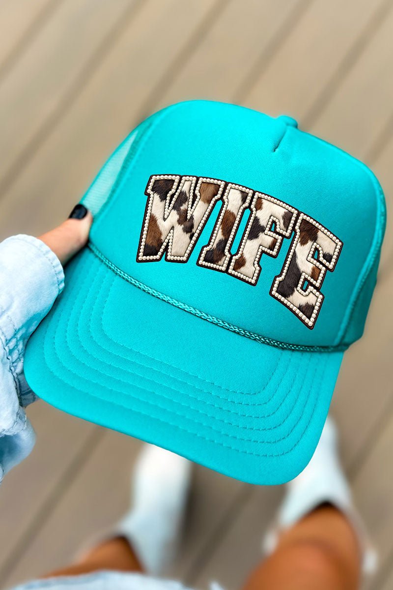 Rodeo Pearl Wife Otto Jade Foam Front Trucker Hat - Wholesale Accessory Market