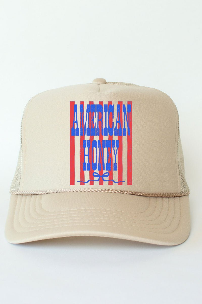 Blue American Honey Energy Otto Foam Front Trucker Hat - Wholesale Accessory Market