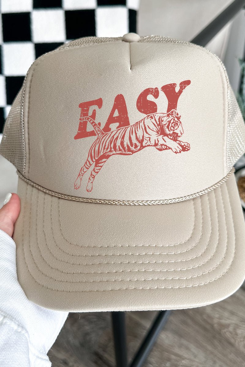 Easy Tiger Otto Khaki Foam Front Trucker Hat - Wholesale Accessory Market