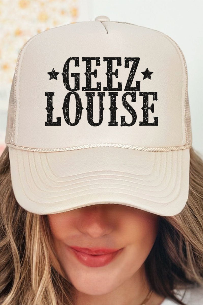 Geez Louise Otto Khaki Foam Front Trucker Hat - Wholesale Accessory Market