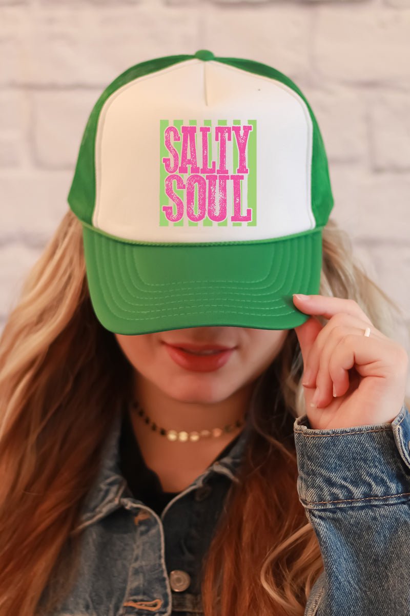Striped Salty Soul Otto Foam Front Trucker Hat - Wholesale Accessory Market