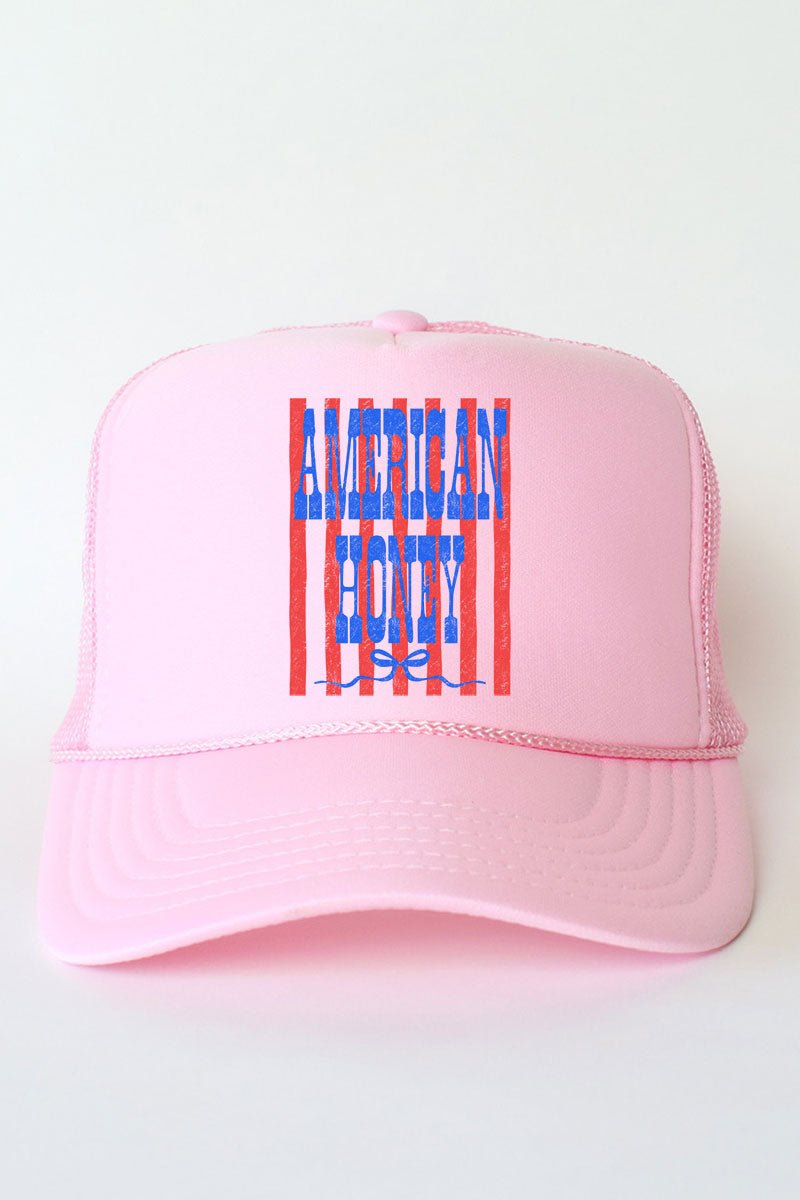 Blue American Honey Energy Otto Foam Front Trucker Hat - Wholesale Accessory Market