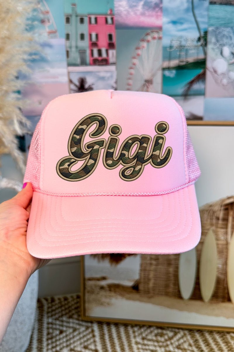 Camo Couture Gigi Otto Foam Front Trucker Hat - Wholesale Accessory Market