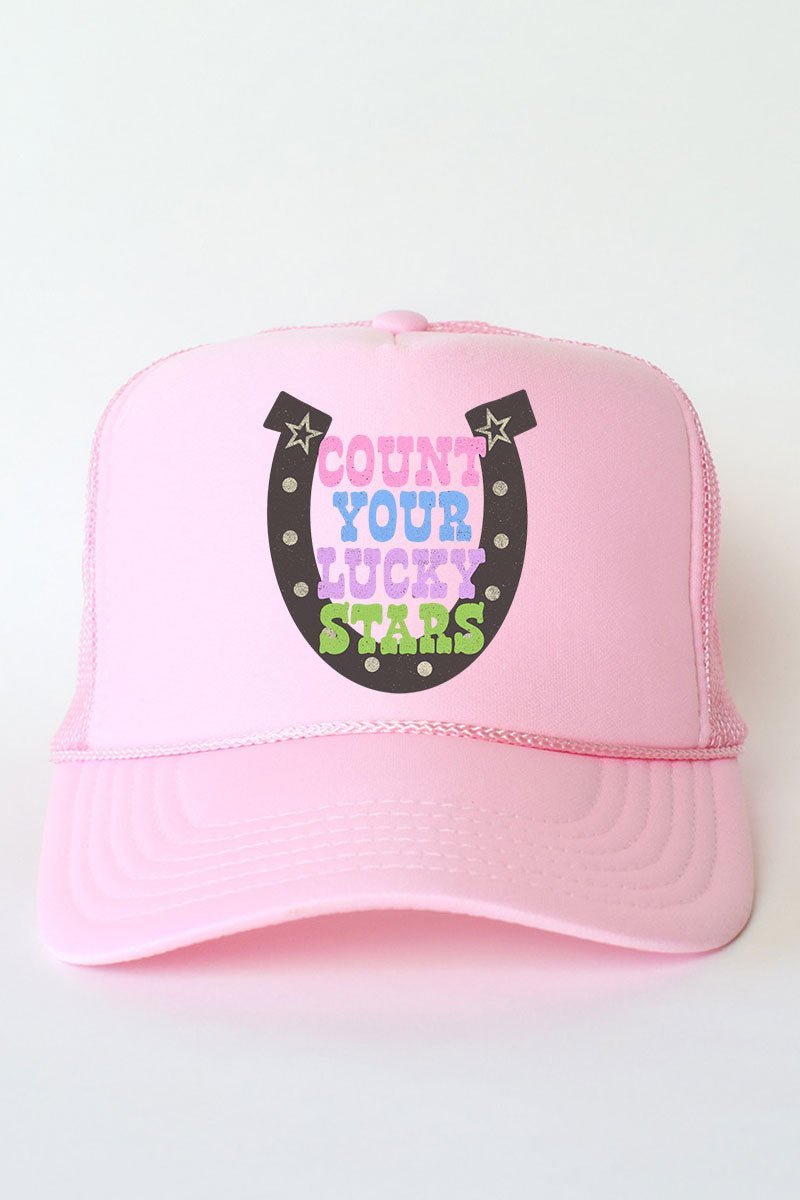 Count Your Lucky Stars Otto Foam Front Trucker Hat - Wholesale Accessory Market