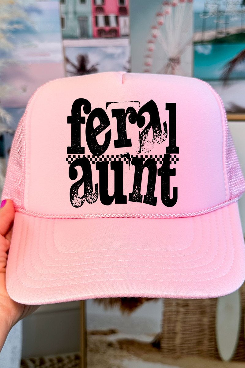 Feral Aunt Otto Foam Front Trucker Hat - Wholesale Accessory Market