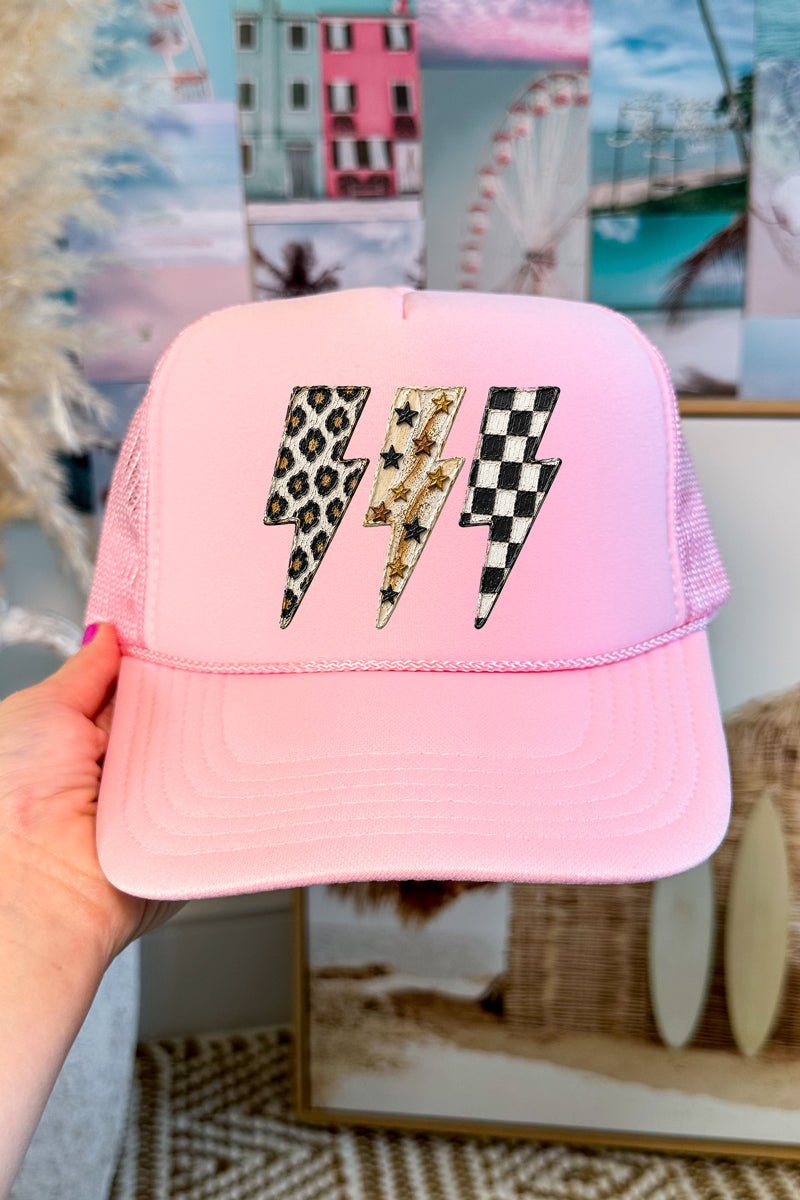 Painted Power Trio Otto Foam Front Trucker Hat - Wholesale Accessory Market