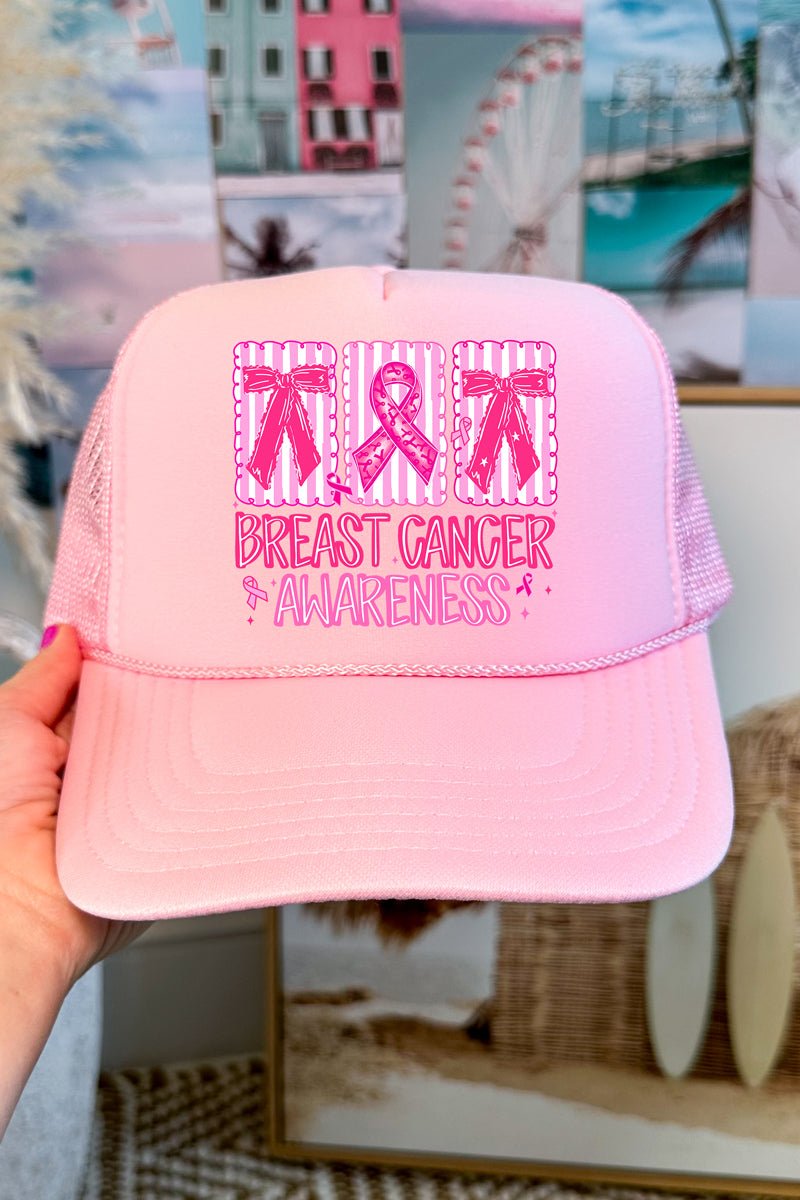 Pretty In Pink Awareness Otto Foam Front Trucker Hat - Wholesale Accessory Market