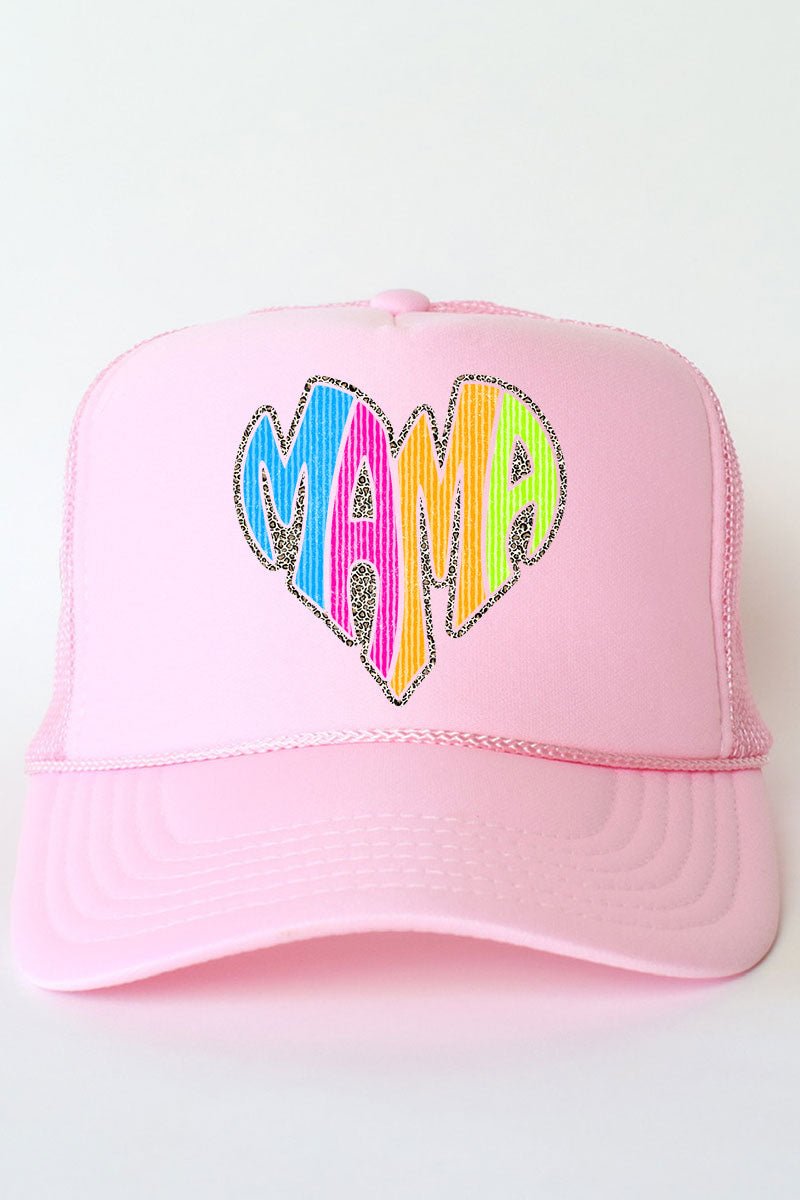 Wild Mama Bright Leopard Otto Foam Front Trucker Hat - Wholesale Accessory Market