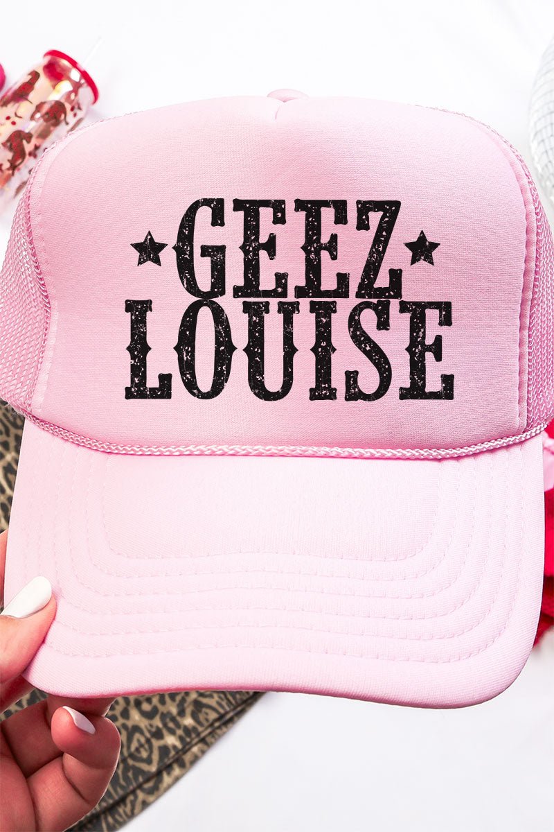 Geez Louise Otto Soft Pink Foam Front Trucker Hat - Wholesale Accessory Market
