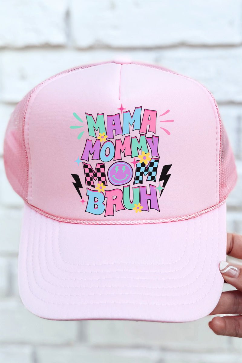 Mama All The Names Otto Soft Pink Foam Front Trucker Hat - Wholesale Accessory Market