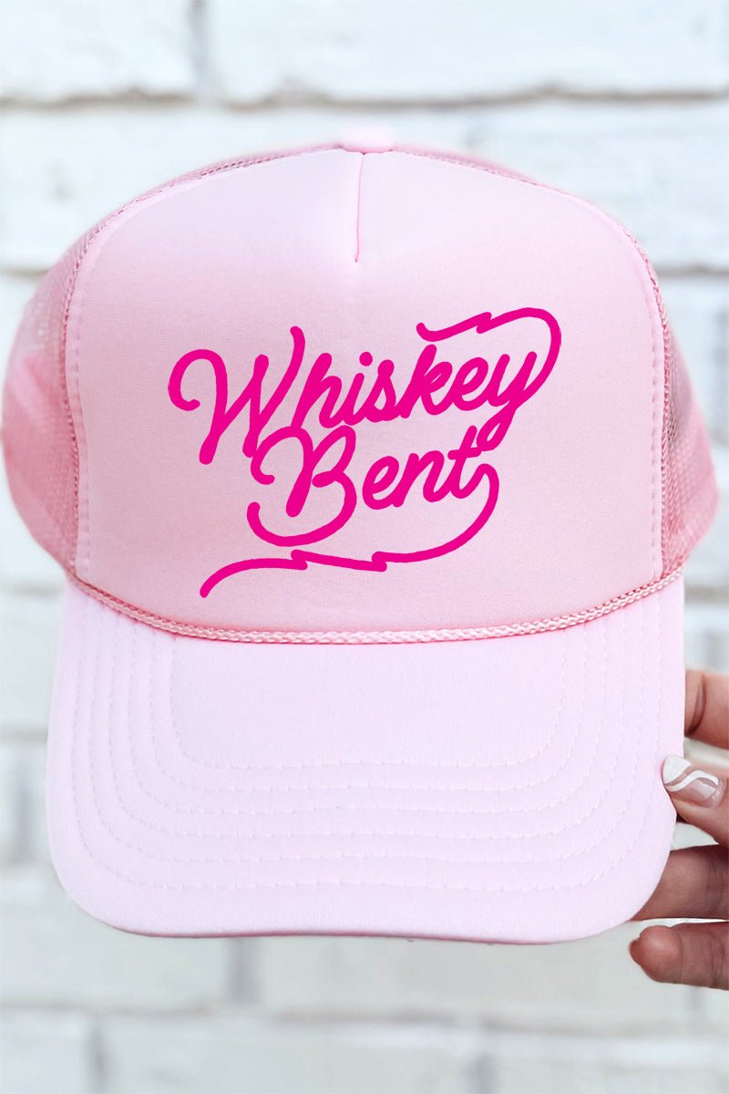 Pink Whiskey Bent Otto Soft Pink Foam Front Trucker Hat - Wholesale Accessory Market