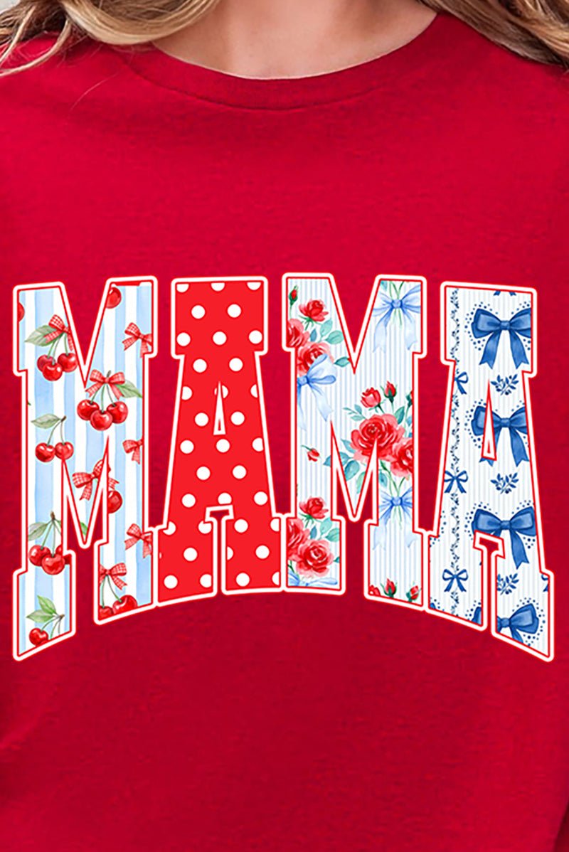Sweet Cherry Mama Short Sleeve Relaxed Fit T-Shirt - Wholesale Accessory Market