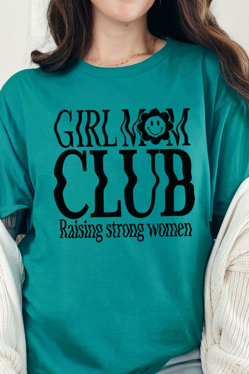 Wavy Girl Mom Club Short Sleeve Relaxed Fit T-Shirt - Wholesale Accessory Market