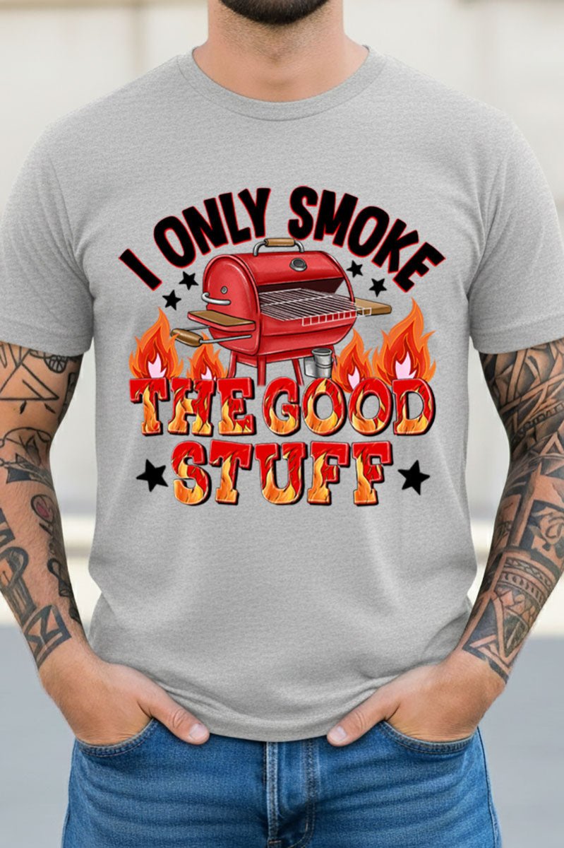 Smoke The Good Stuff Short Sleeve Relaxed Fit T-Shirt - Wholesale Accessory Market