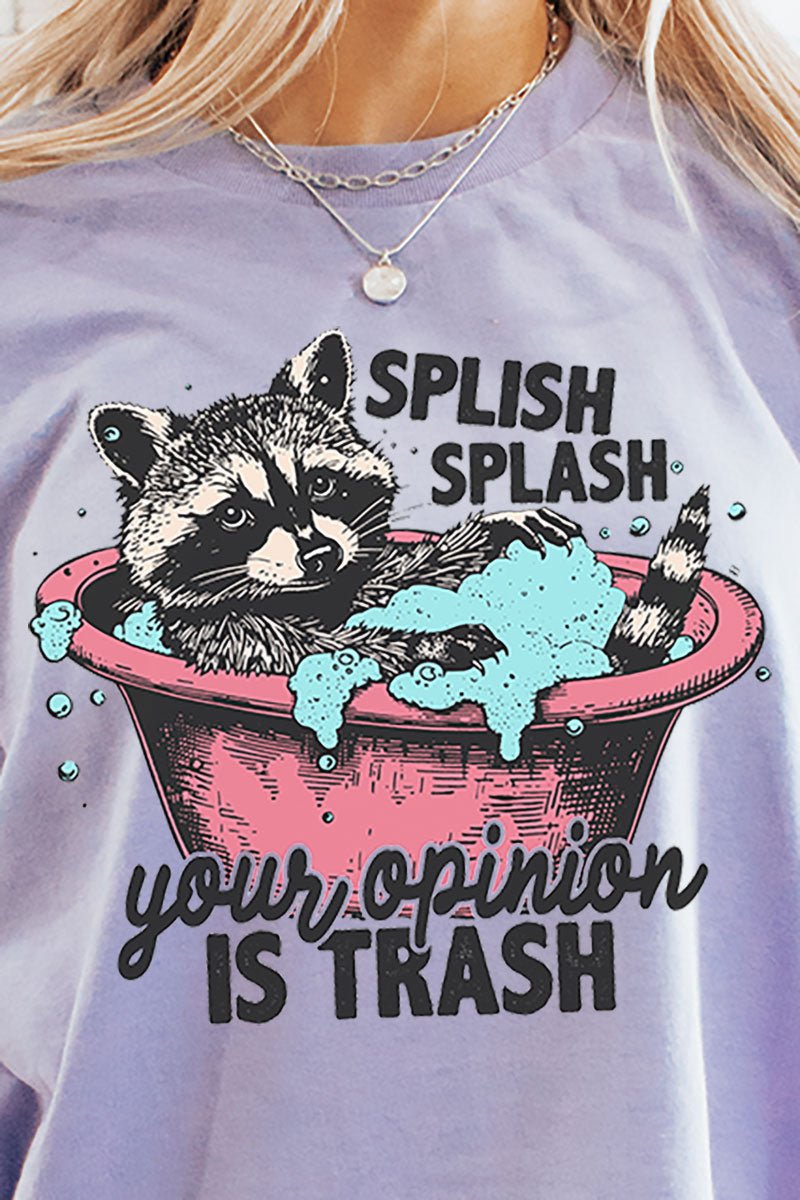 Splish Splash Short Sleeve Relaxed Fit T - Shirt - Wholesale Accessory Market