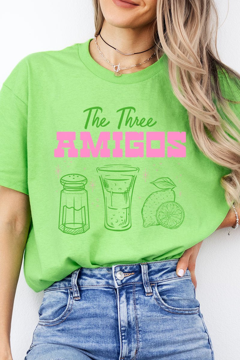 The Three Amigos Short Sleeve Relaxed Fit T-Shirt - Wholesale Accessory Market