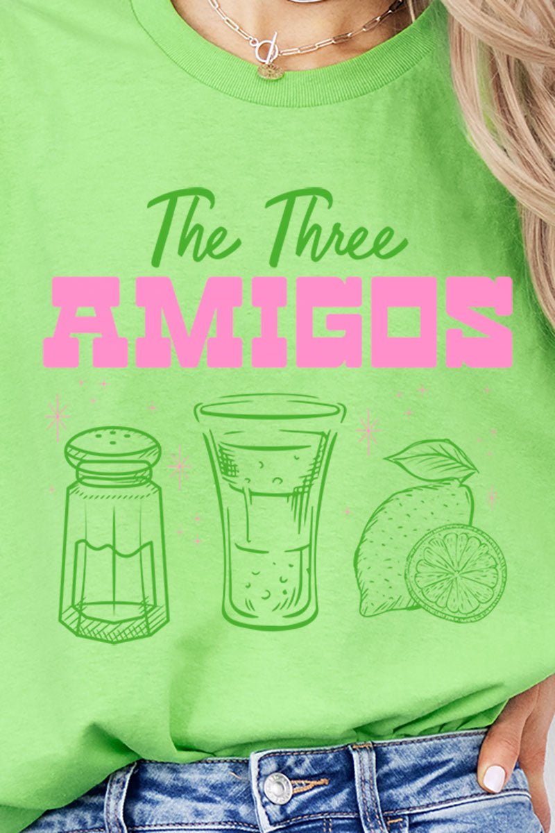 The Three Amigos Short Sleeve Relaxed Fit T-Shirt - Wholesale Accessory Market