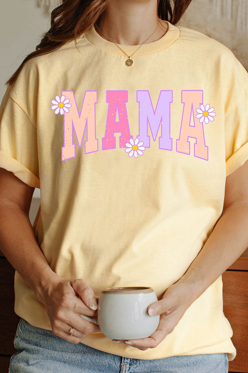 Daisy Mama Short Sleeve Relaxed Fit T-Shirt - Wholesale Accessory Market