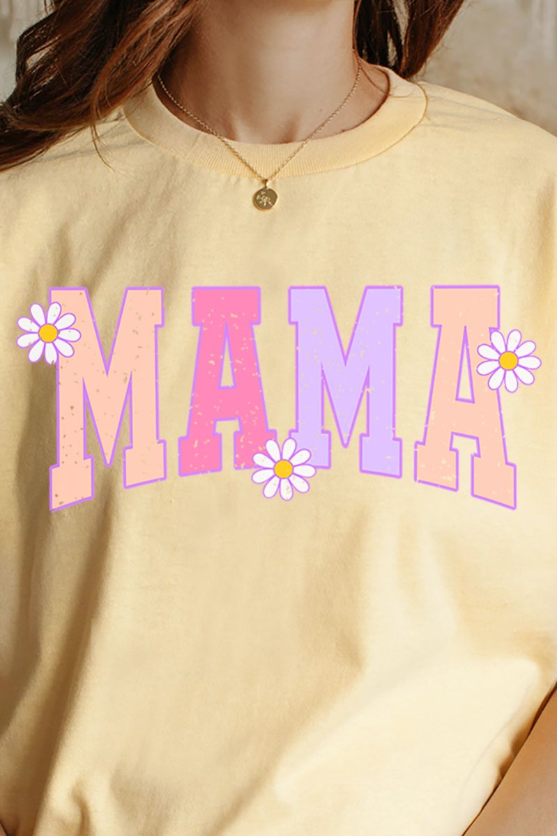 Daisy Mama Short Sleeve Relaxed Fit T-Shirt - Wholesale Accessory Market