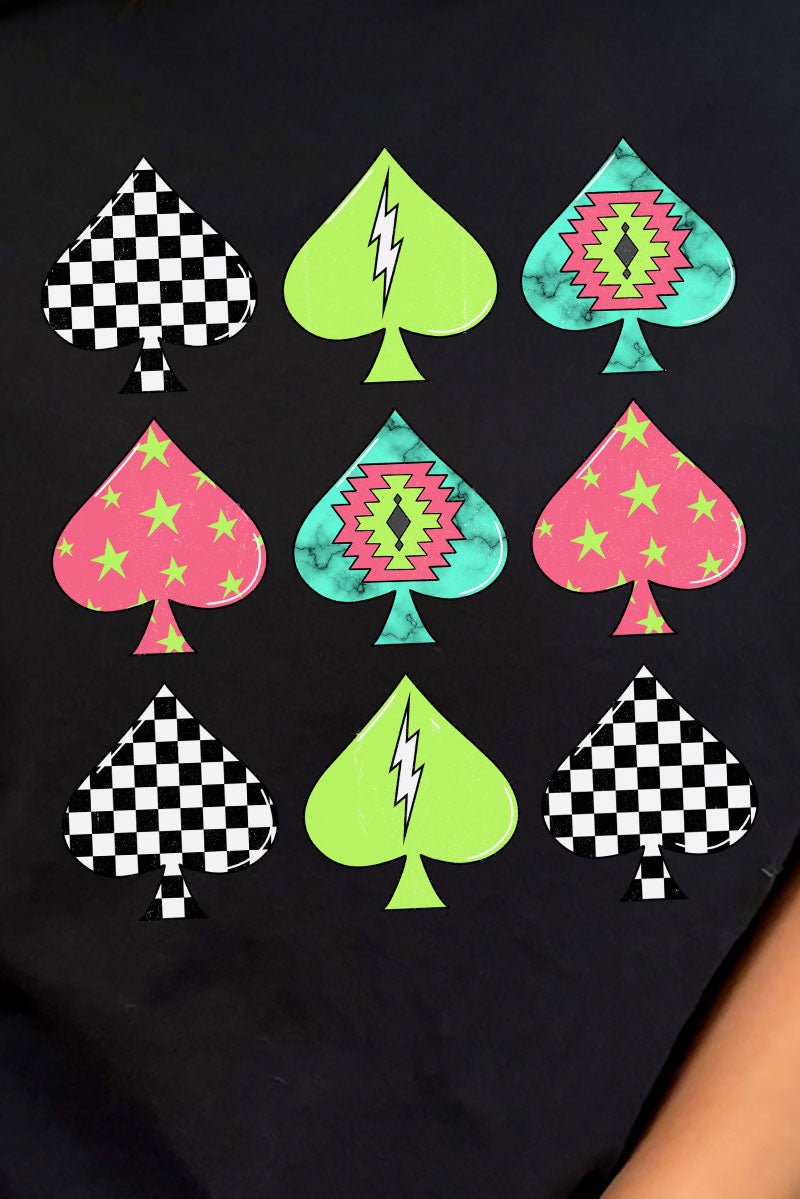 Western Spades Short Sleeve Relaxed Fit T - Shirt - Wholesale Accessory Market