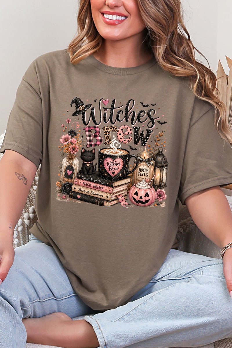 Witches Brew Spells & Potions Short Sleeve Relaxed Fit T-Shirt - Wholesale Accessory Market
