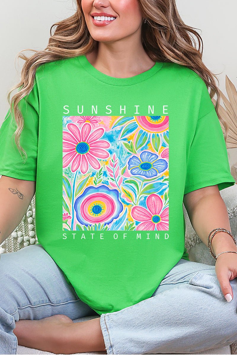 Sunshine State Of Mind Short Sleeve Relaxed Fit T-Shirt - Wholesale Accessory Market