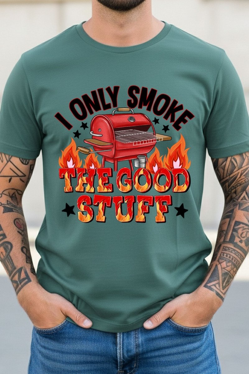Smoke The Good Stuff Short Sleeve Relaxed Fit T-Shirt - Wholesale Accessory Market