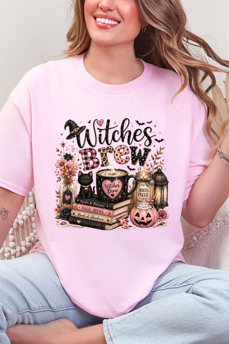 Witches Brew Spells & Potions Short Sleeve Relaxed Fit T-Shirt - Wholesale Accessory Market