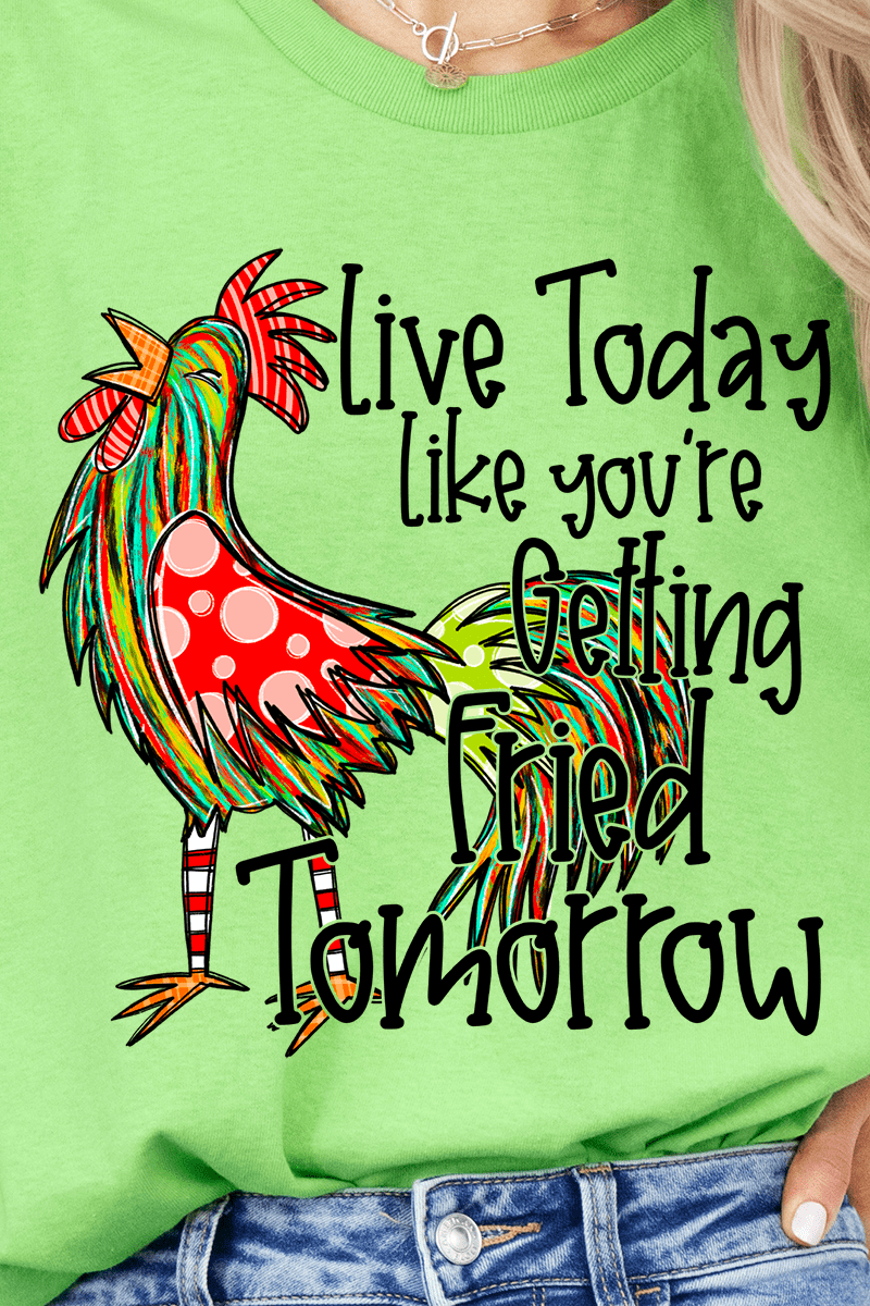 Getting Fried Tomorrow Short Sleeve Relaxed Fit T-Shirt - Wholesale Accessory Market