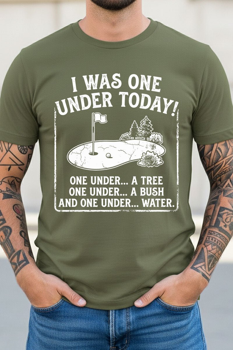 One Under Today Short Sleeve Relaxed Fit T-Shirt - Wholesale Accessory Market