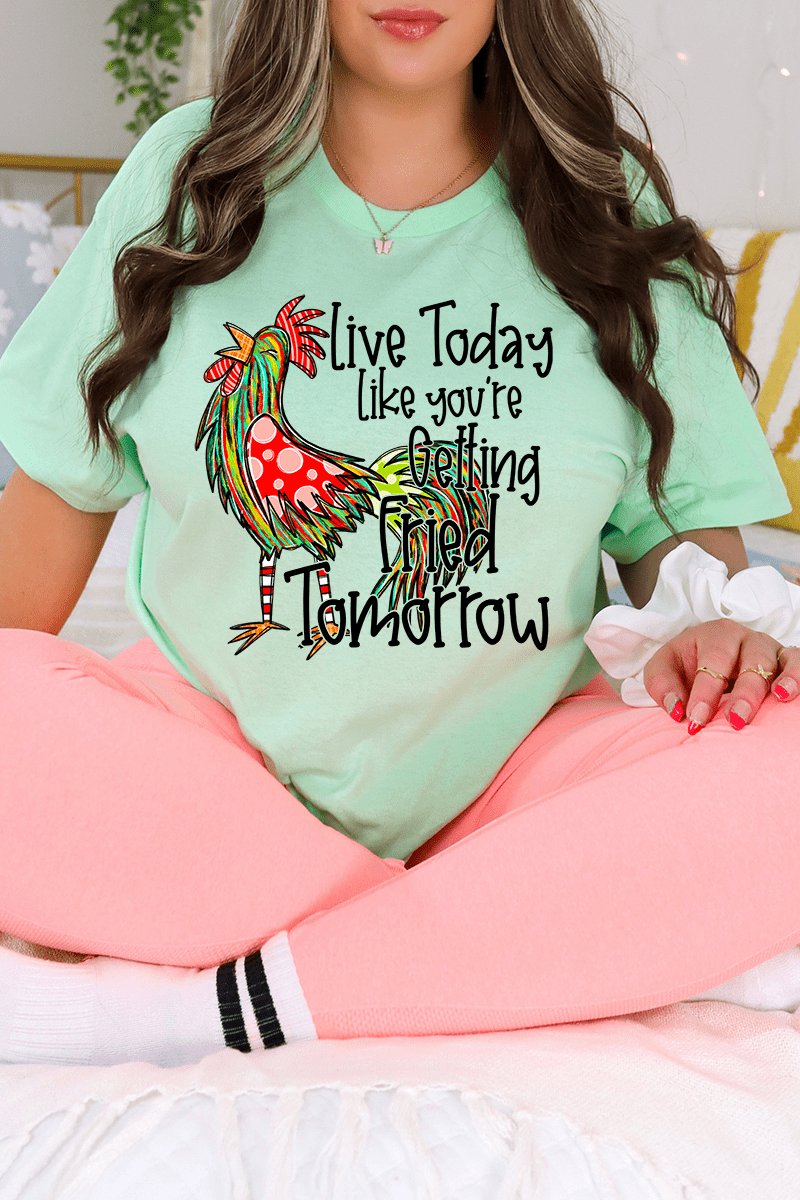 Getting Fried Tomorrow Short Sleeve Relaxed Fit T-Shirt - Wholesale Accessory Market