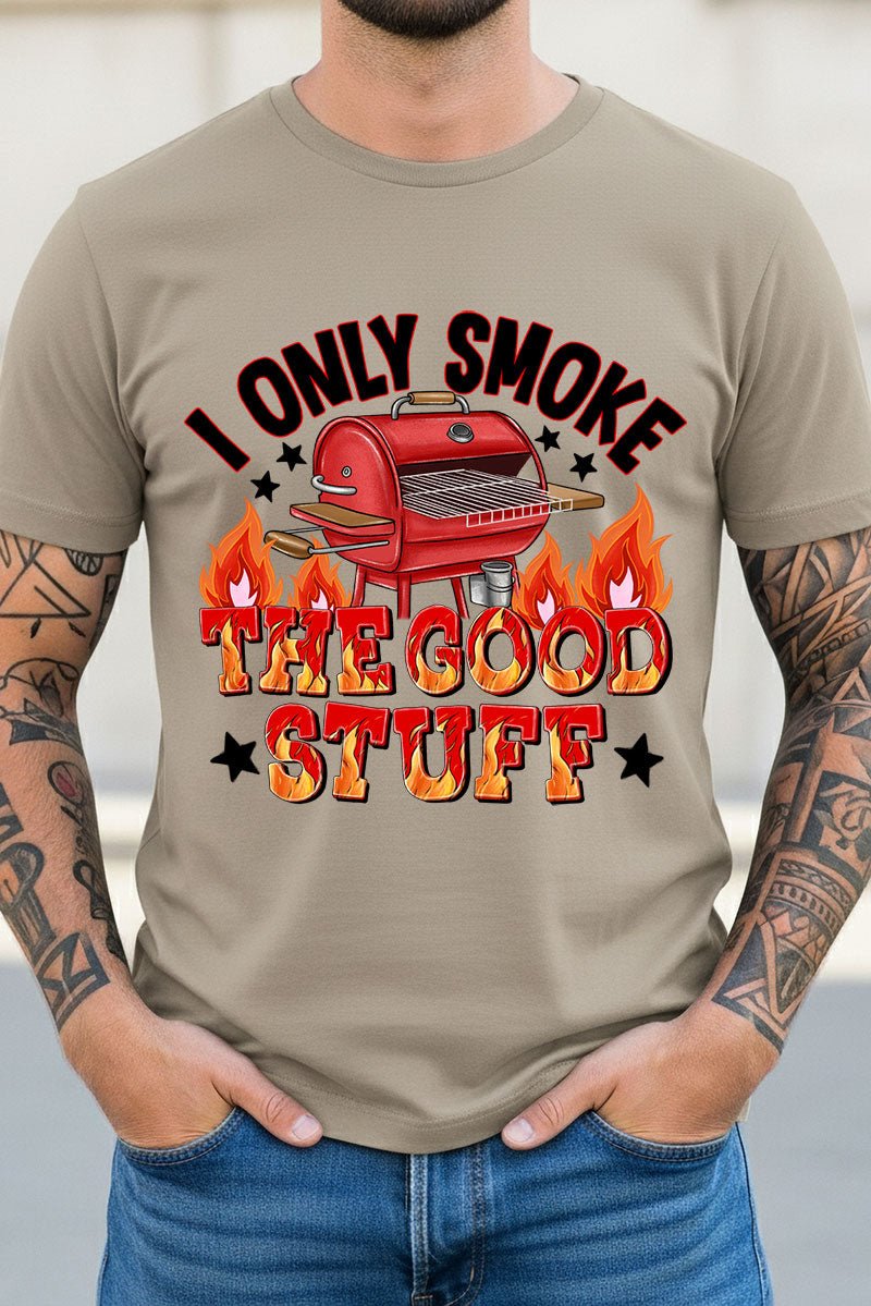 Smoke The Good Stuff Short Sleeve Relaxed Fit T-Shirt - Wholesale Accessory Market