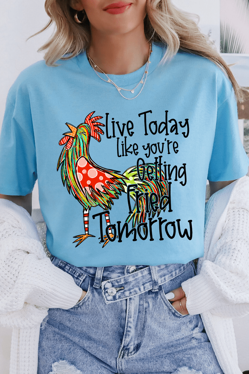 Getting Fried Tomorrow Short Sleeve Relaxed Fit T-Shirt - Wholesale Accessory Market