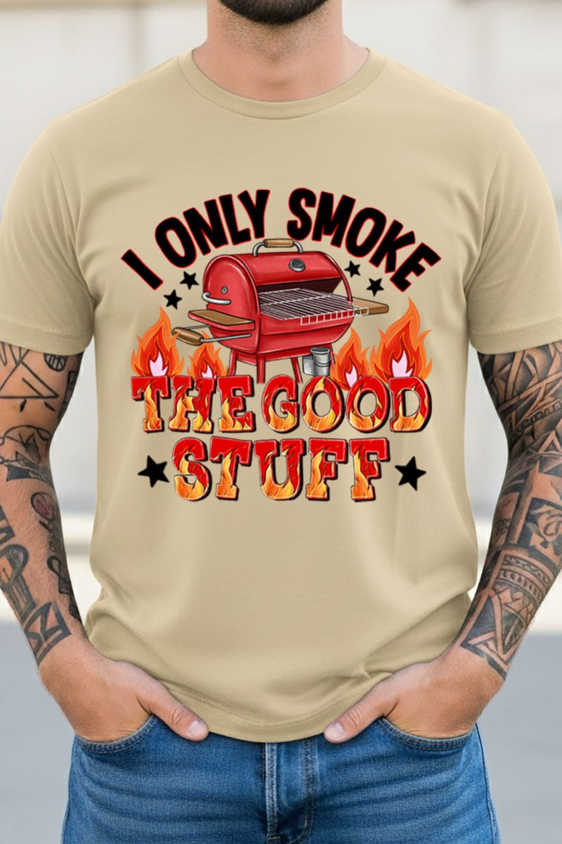 Smoke The Good Stuff Short Sleeve Relaxed Fit T-Shirt - Wholesale Accessory Market