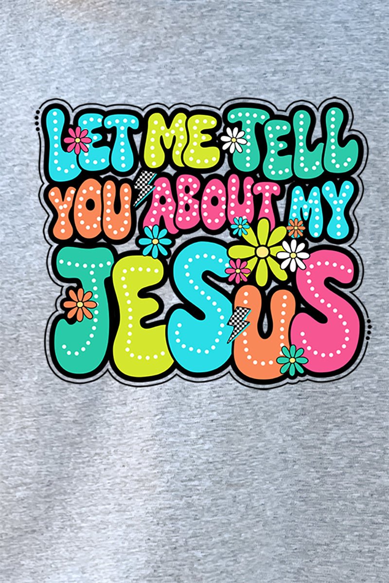 Youth Bubble Tell You About My Jesus Short Sleeve Relaxed Fit T-Shirt - Wholesale Accessory Market