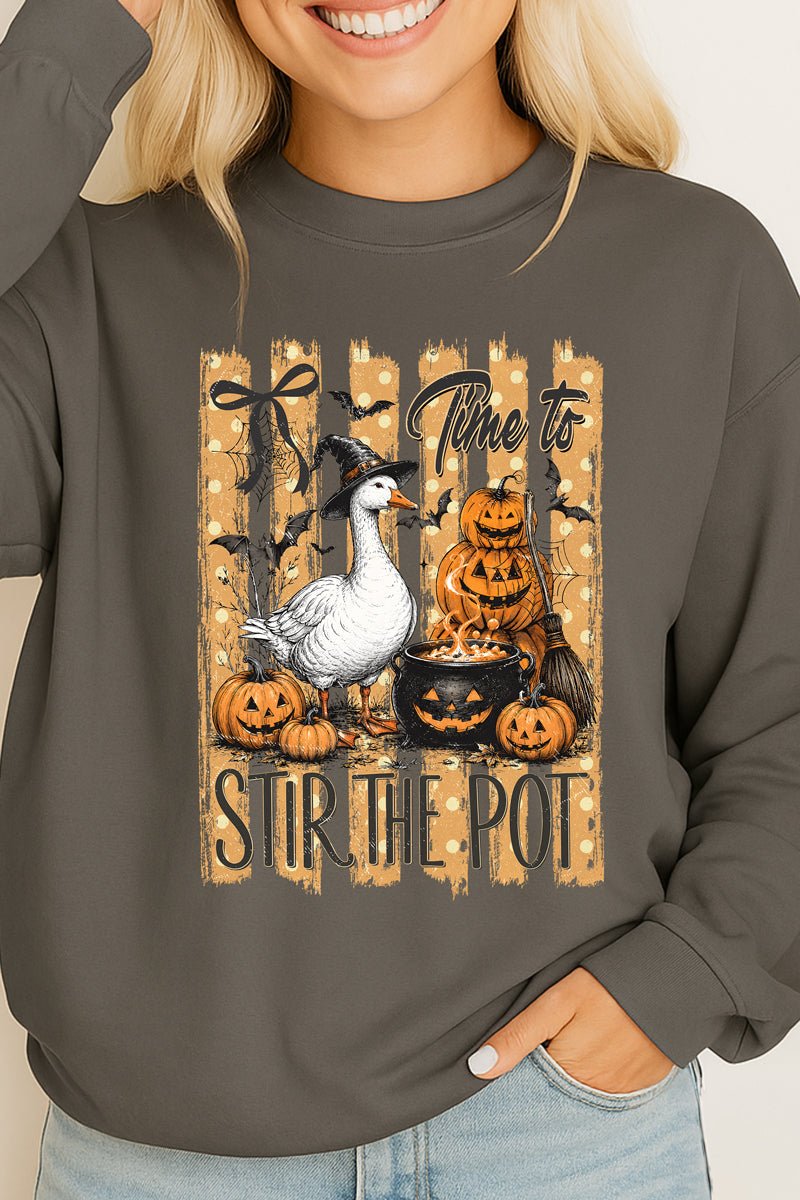 Stir The Pot Goose Heavy Cotton Long Sleeve Adult T-Shirt - Wholesale Accessory Market
