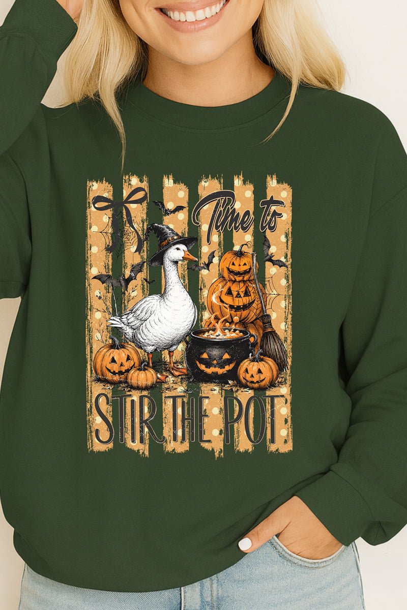 Stir The Pot Goose Heavy Cotton Long Sleeve Adult T-Shirt - Wholesale Accessory Market