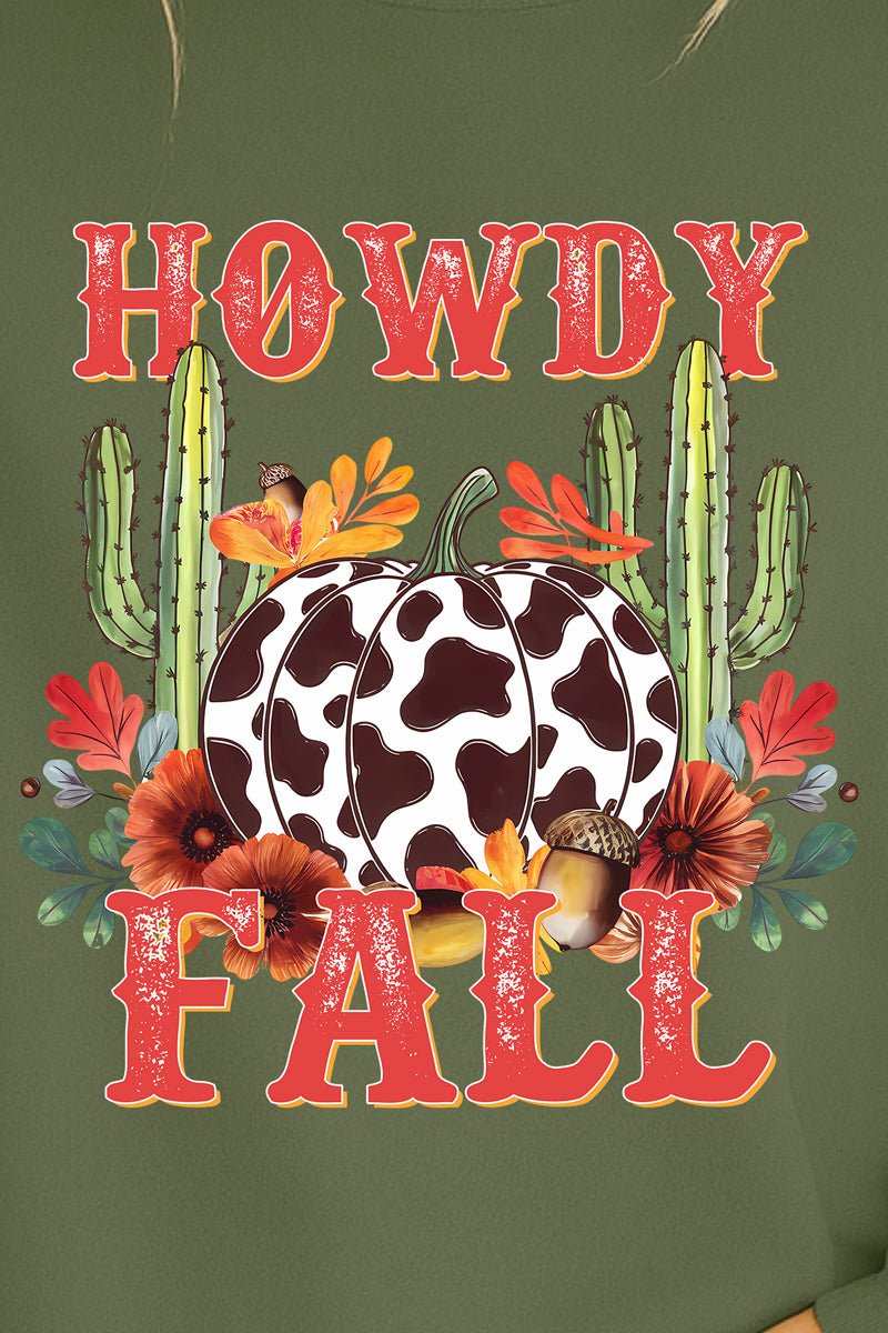Desert Howdy Fall Heavy Cotton Long Sleeve Adult T-Shirt - Wholesale Accessory Market