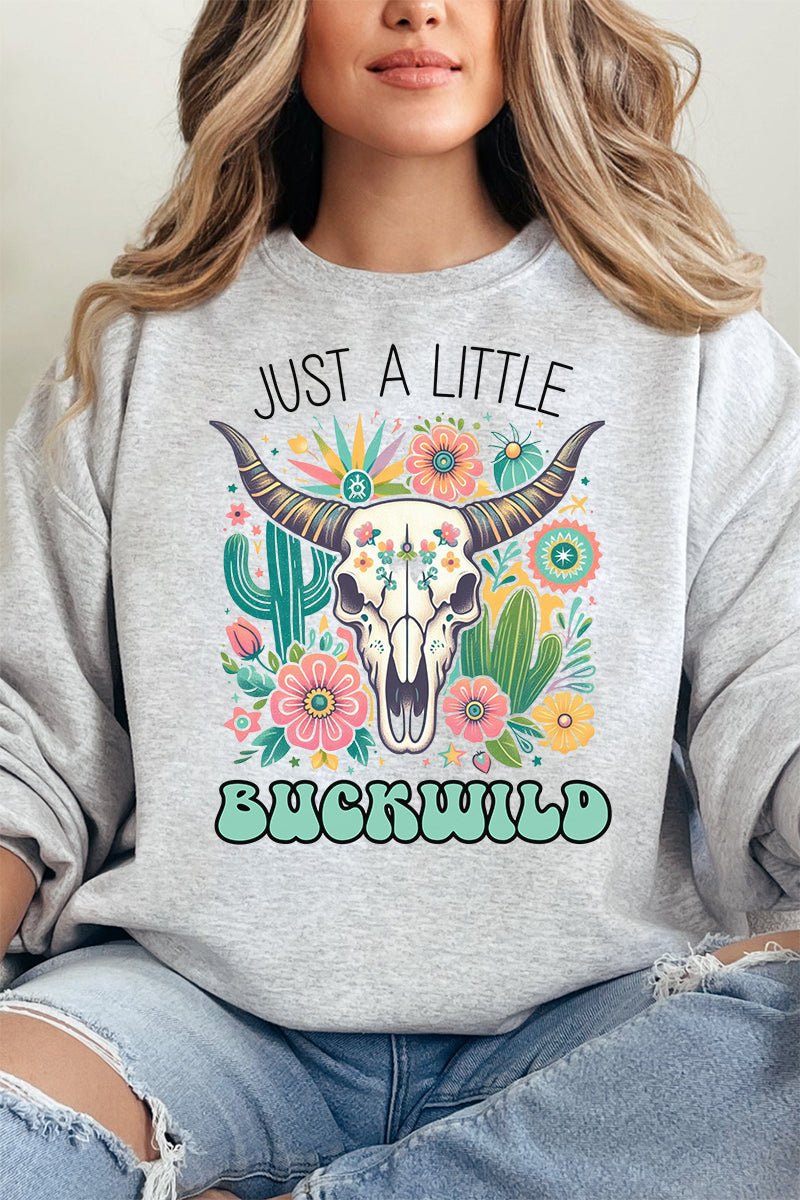 A Little Buckwild Unisex NuBlend Crew Sweatshirt - Wholesale Accessory Market