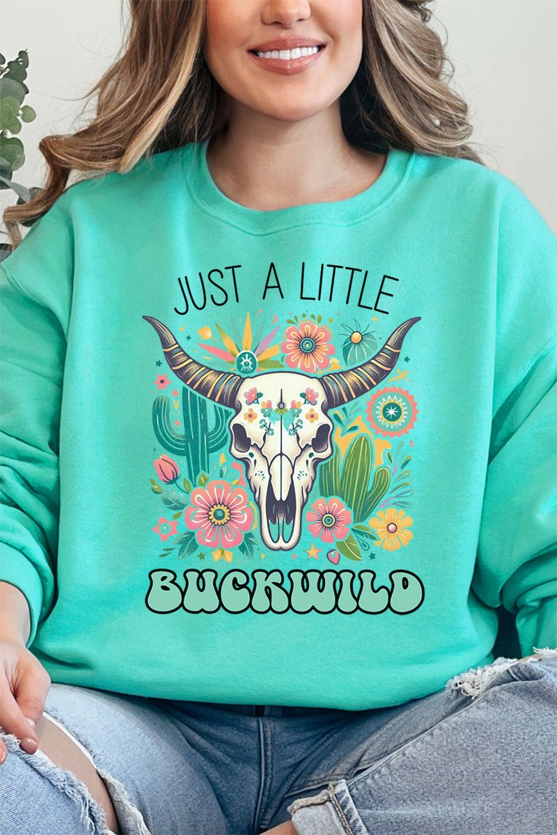 A Little Buckwild Unisex NuBlend Crew Sweatshirt - Wholesale Accessory Market