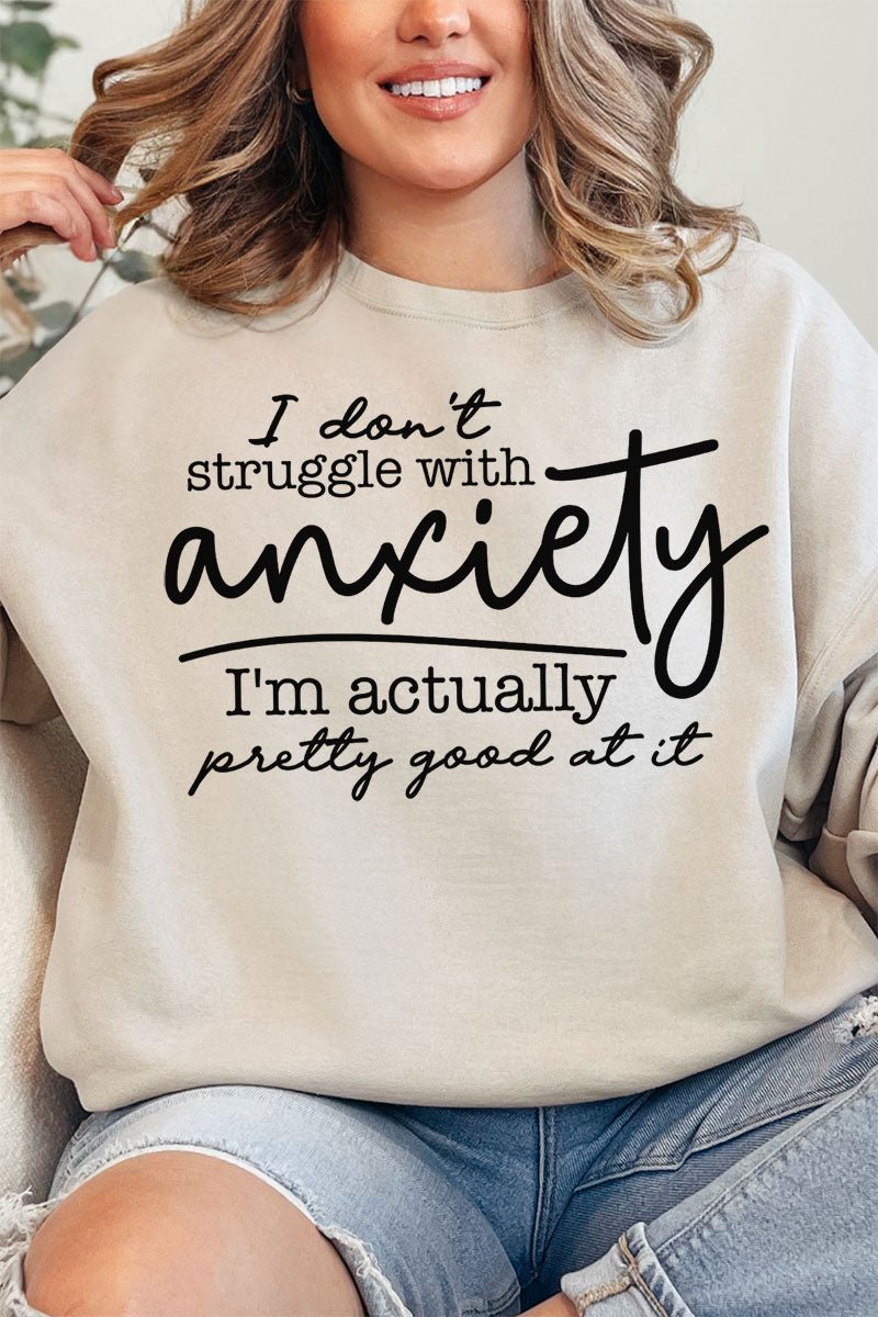 Anxiety Pro Unisex NuBlend Crew Sweatshirt - Wholesale Accessory Market