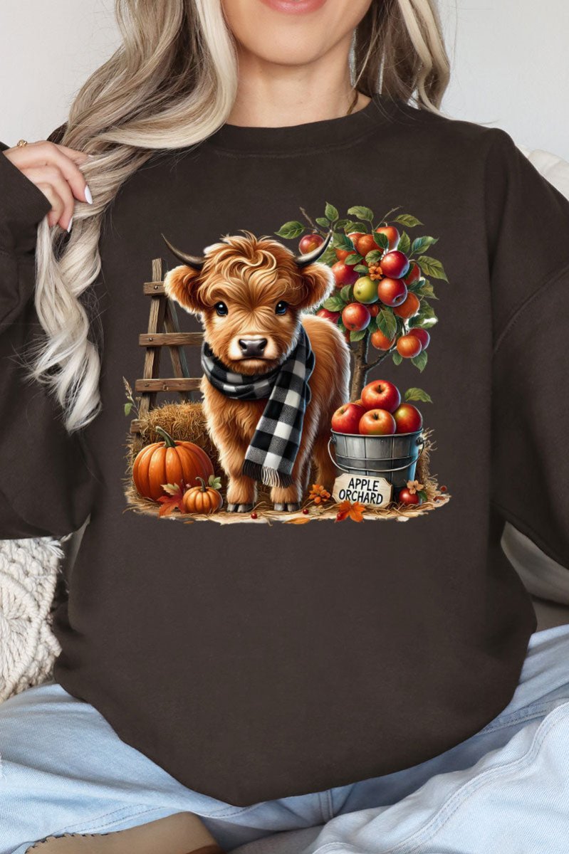 Apple Orchard Highland Unisex NuBlend Crew Sweatshirt - Wholesale Accessory Market