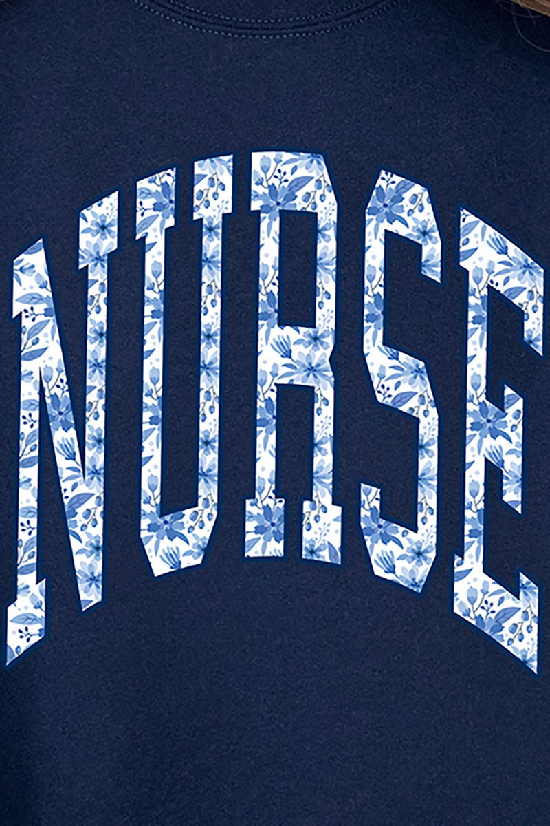 Arched Chinoiserie Nurse Unisex NuBlend Crew Sweatshirt - Wholesale Accessory Market