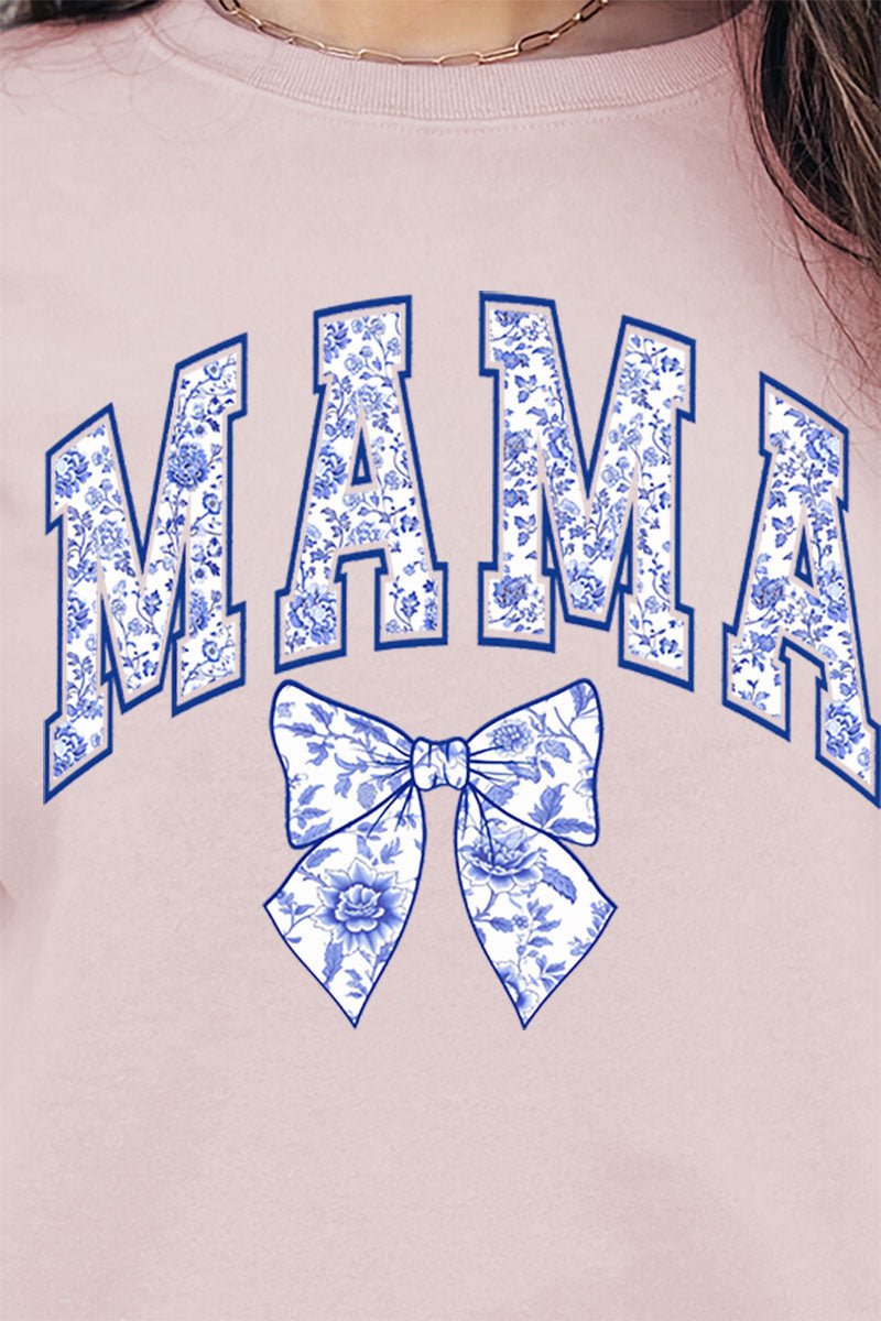 Arched Mama Blue Chinoiserie Unisex NuBlend Crew Sweatshirt - Wholesale Accessory Market