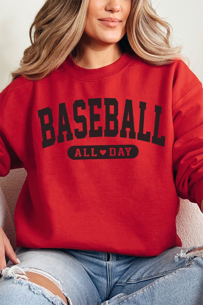 Baseball All Day Unisex NuBlend Crew Sweatshirt - Wholesale Accessory Market