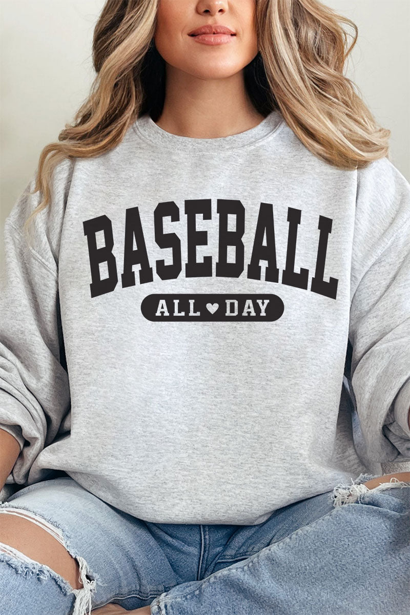 Baseball All Day Unisex NuBlend Crew Sweatshirt - Wholesale Accessory Market